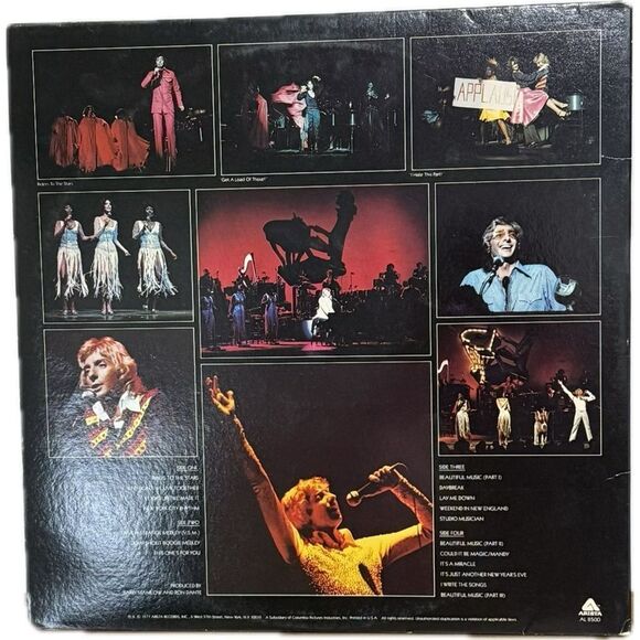 Live Vinyl Record Blue and Black - Picture 2 of 2